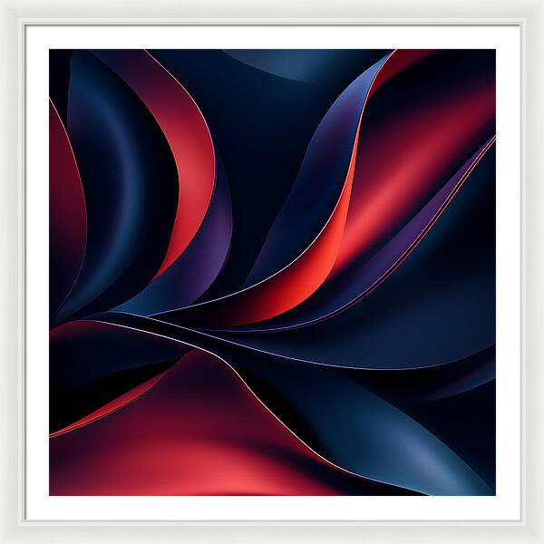 Velvet Waves - Framed Print