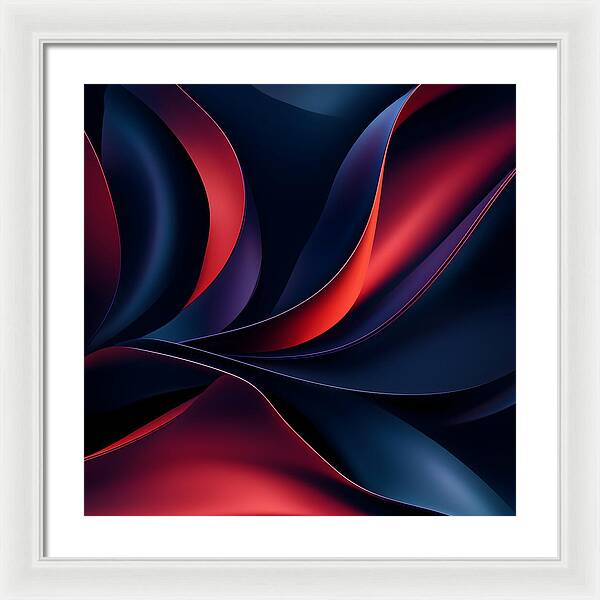 Velvet Waves - Framed Print