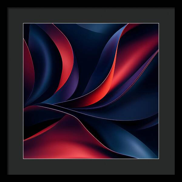 Velvet Waves - Framed Print