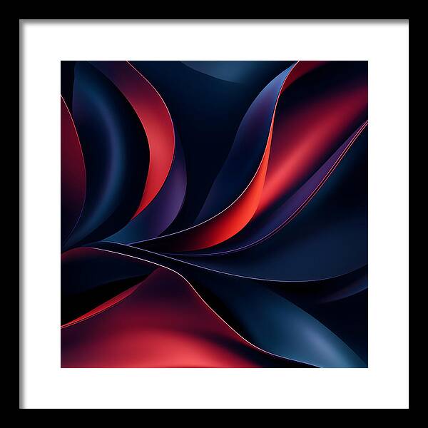 Velvet Waves - Framed Print