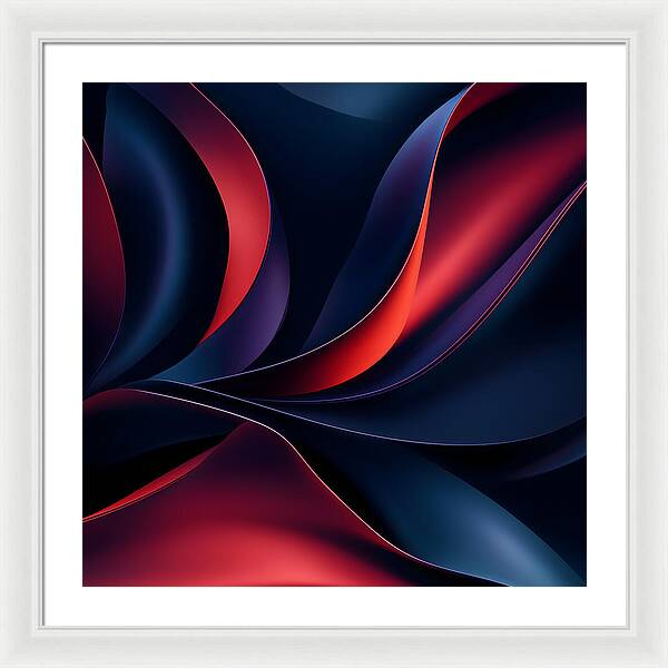 Velvet Waves - Framed Print