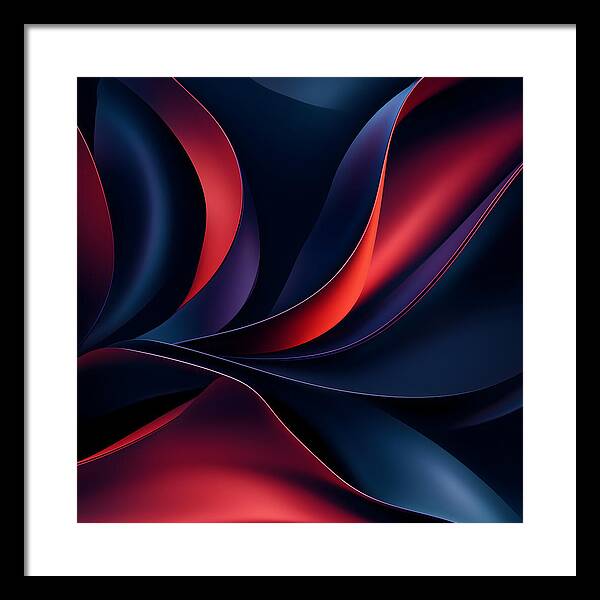 Velvet Waves - Framed Print