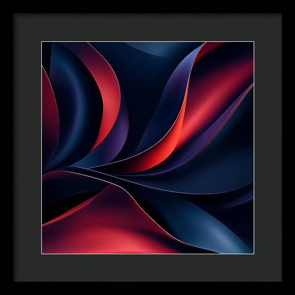 Velvet Waves - Framed Print