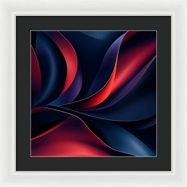 Velvet Waves - Framed Print