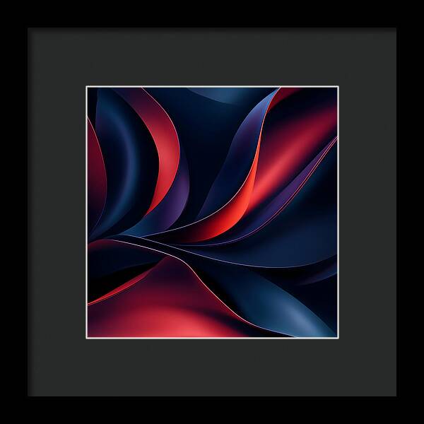 Velvet Waves - Framed Print