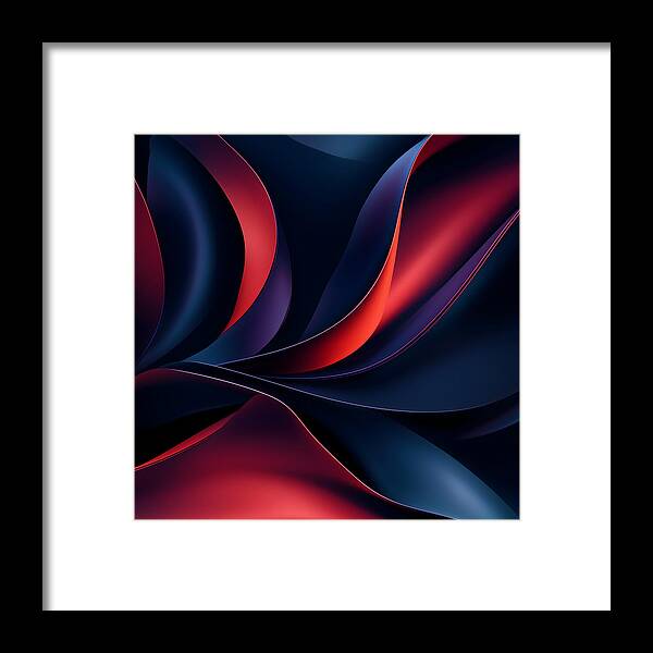 Velvet Waves - Framed Print