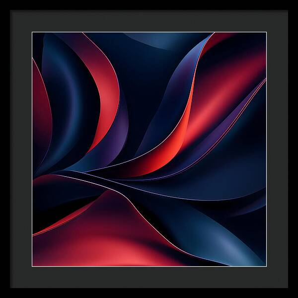 Velvet Waves - Framed Print