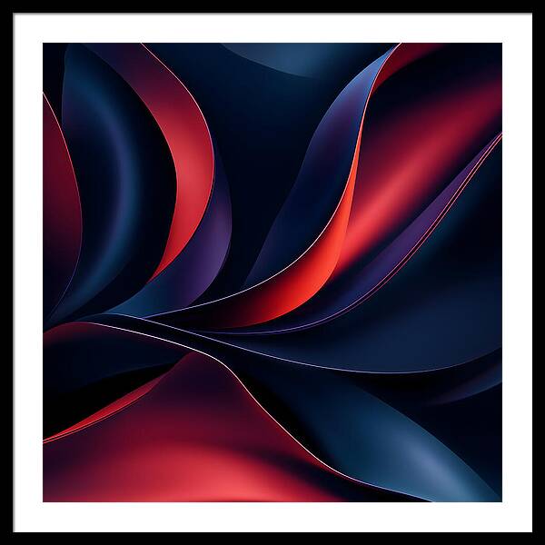 Velvet Waves - Framed Print