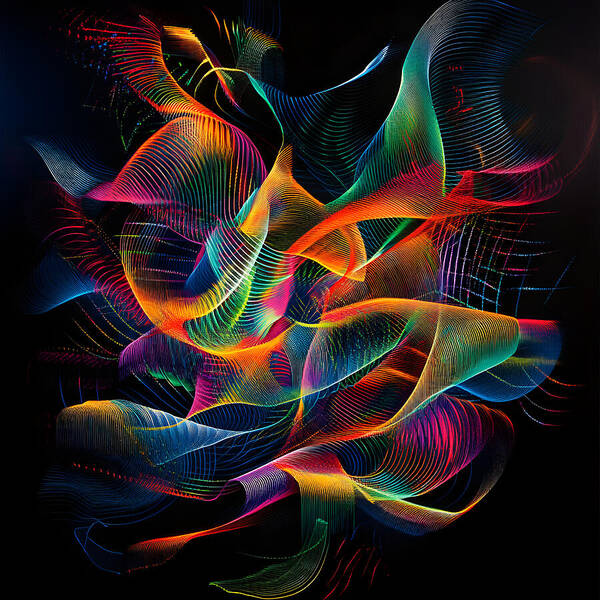 Vibrant Convergence - Art Print