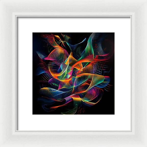 Vibrant Convergence - Framed Print