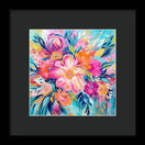 Switch Vibrant Floral Fusion - Framed Print 2 image