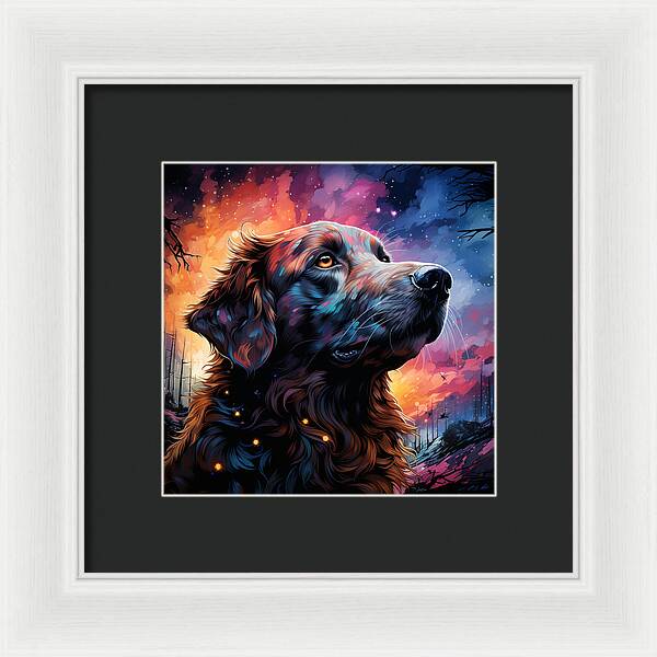 Vibrant Vigil - Framed Print