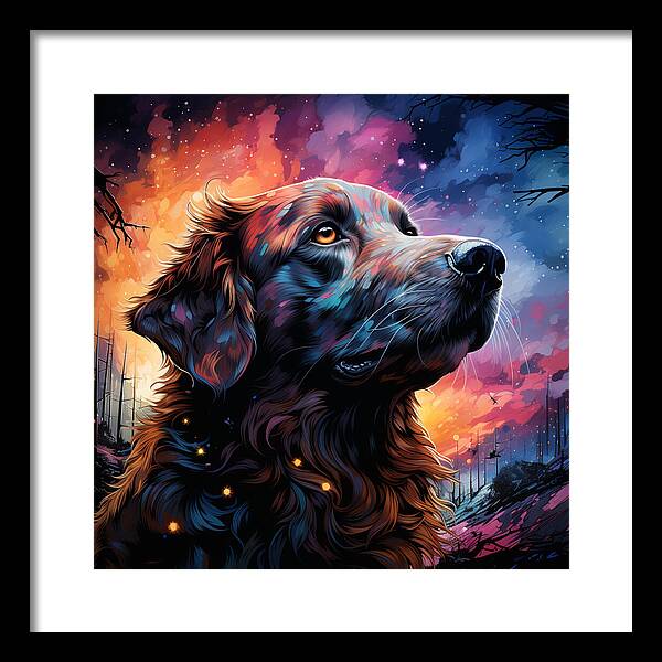 Vibrant Vigil - Framed Print