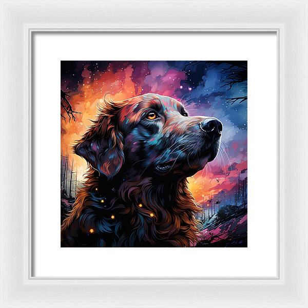 Vibrant Vigil - Framed Print