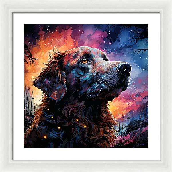 Vibrant Vigil - Framed Print