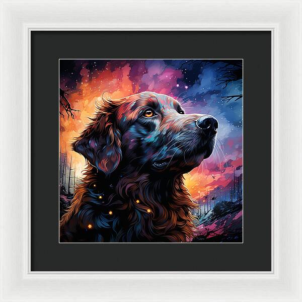 Vibrant Vigil - Framed Print