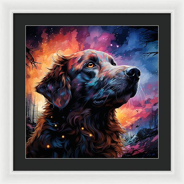 Vibrant Vigil - Framed Print