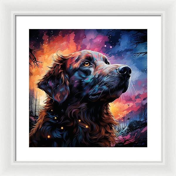 Vibrant Vigil - Framed Print