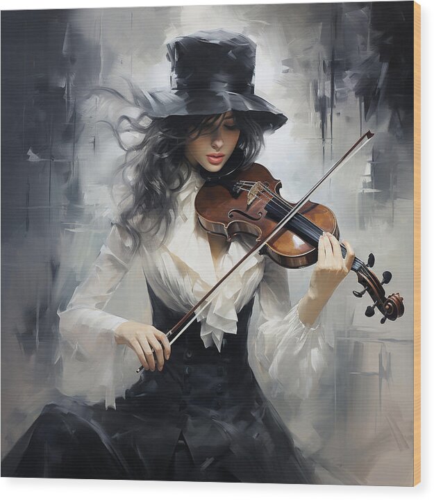 Violin Virtuosa - Wood Print