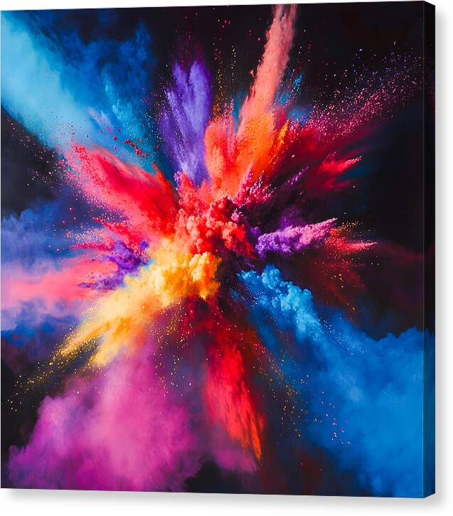 Vivid Detonation - Canvas Print