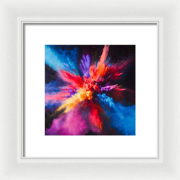 Vivid Detonation - Framed Print