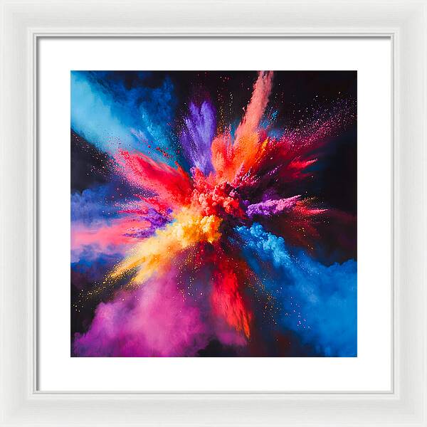 Vivid Detonation - Framed Print