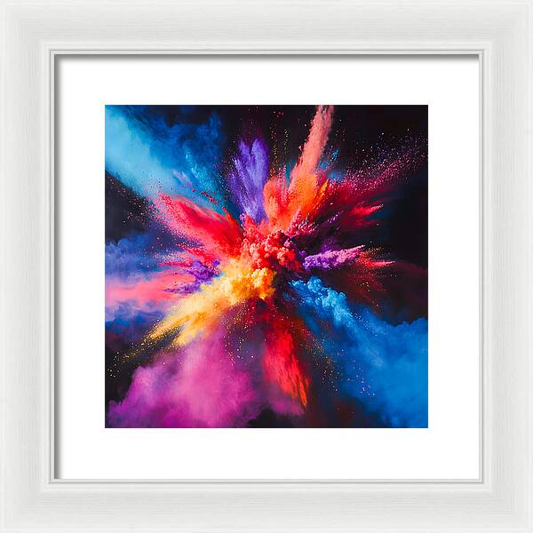 Vivid Detonation - Framed Print