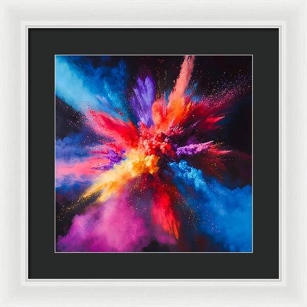 Vivid Detonation - Framed Print