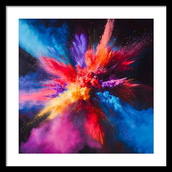 Vivid Detonation - Framed Print