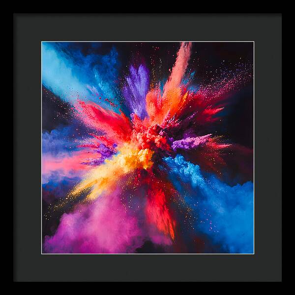 Vivid Detonation - Framed Print