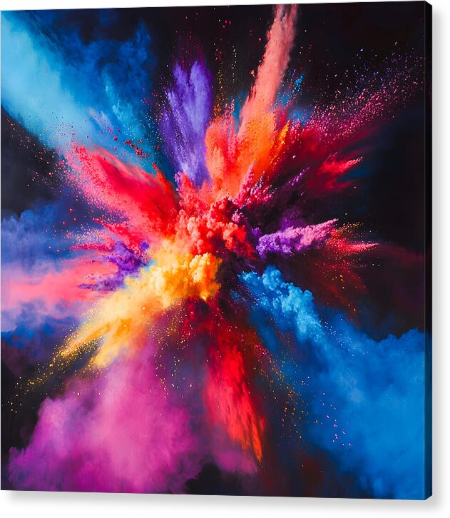 Vivid Detonation - Acrylic Print