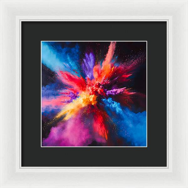 Vivid Detonation - Framed Print