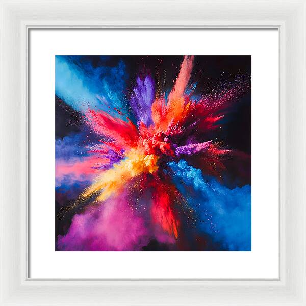 Vivid Detonation - Framed Print