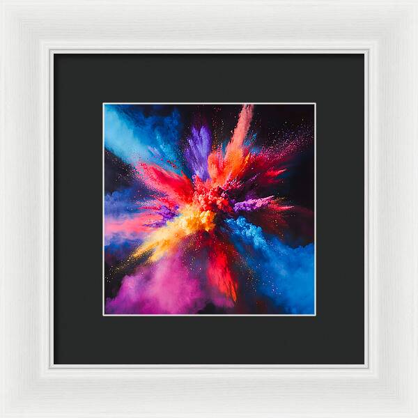 Vivid Detonation - Framed Print