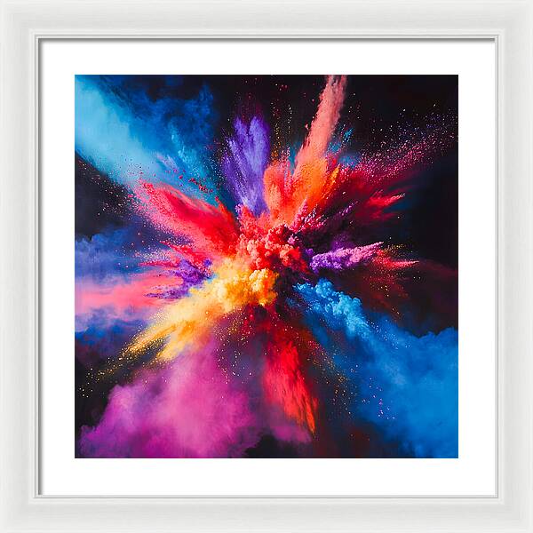 Vivid Detonation - Framed Print