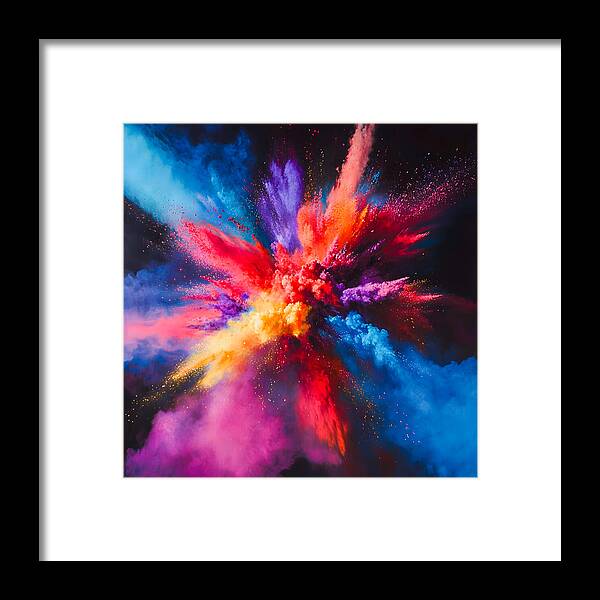 Vivid Detonation - Framed Print