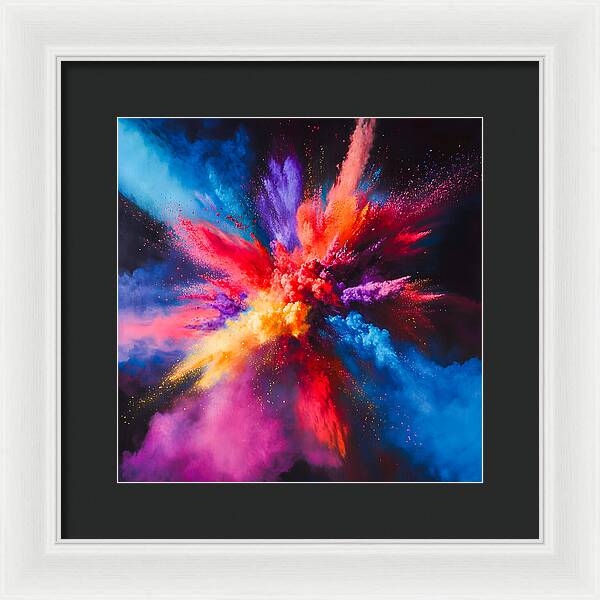 Vivid Detonation - Framed Print