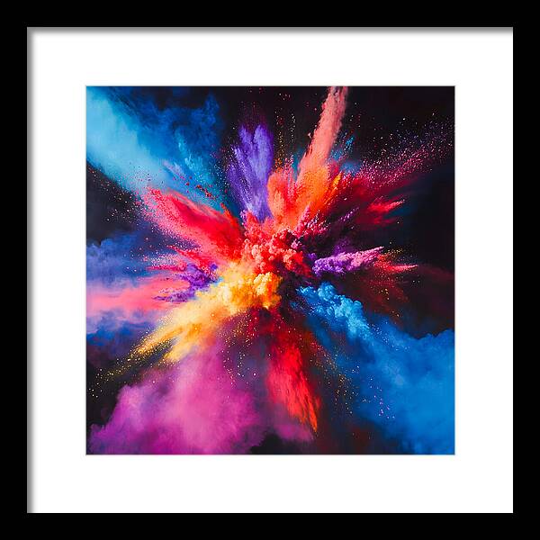 Vivid Detonation - Framed Print