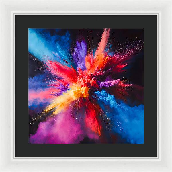 Vivid Detonation - Framed Print