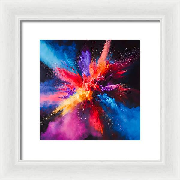 Vivid Detonation - Framed Print