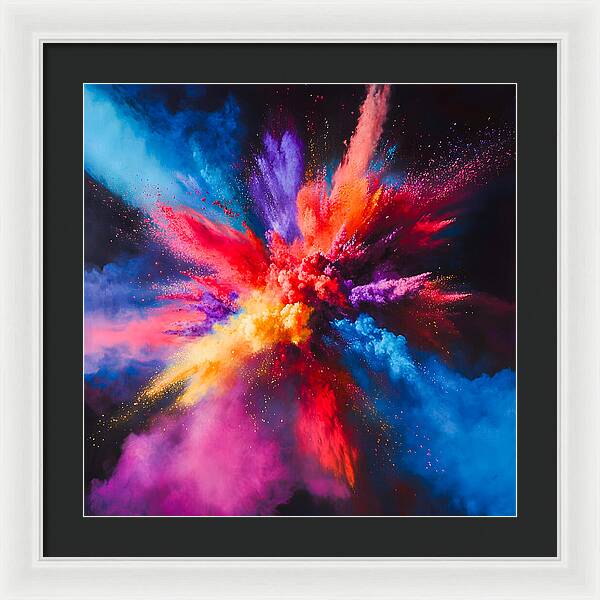 Vivid Detonation - Framed Print