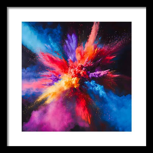 Vivid Detonation - Framed Print