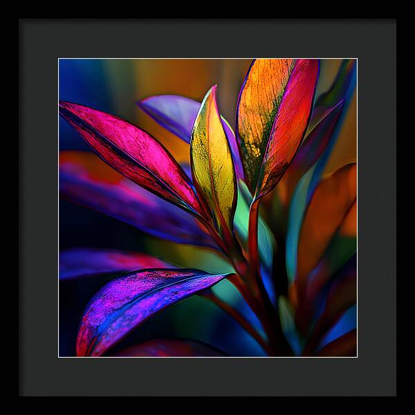 Vivid Veil - Framed Print