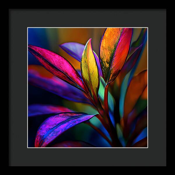 Vivid Veil - Framed Print