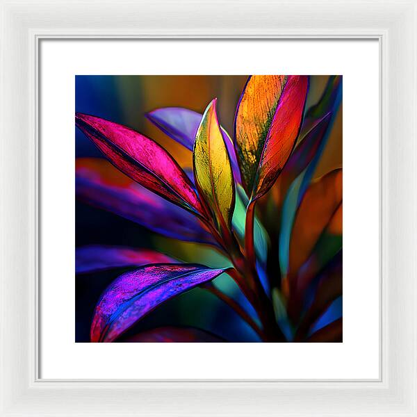 Vivid Veil - Framed Print