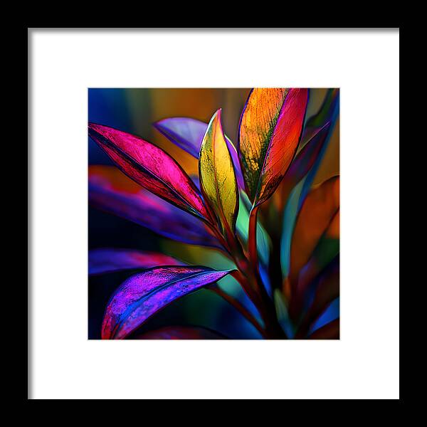 Vivid Veil - Framed Print