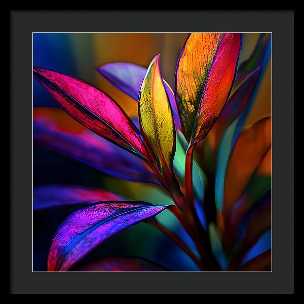 Vivid Veil - Framed Print