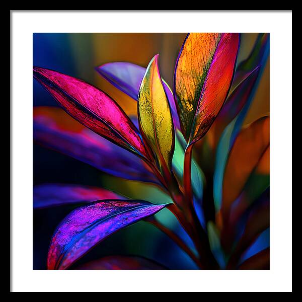 Vivid Veil - Framed Print