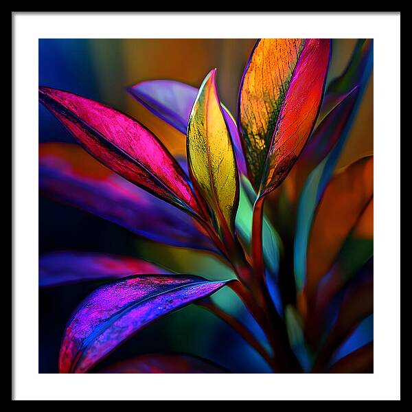 Vivid Veil - Framed Print