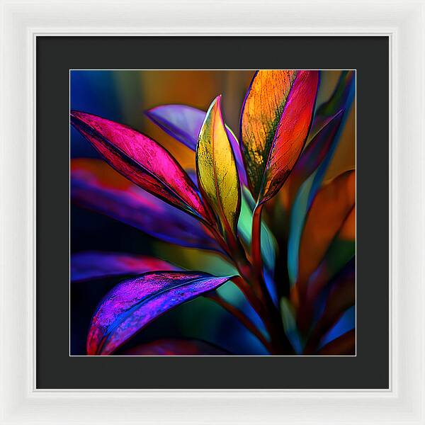 Vivid Veil - Framed Print